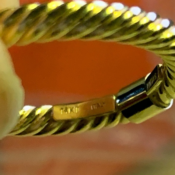 Gold Stackable Rings Set - Picture 3 of 5